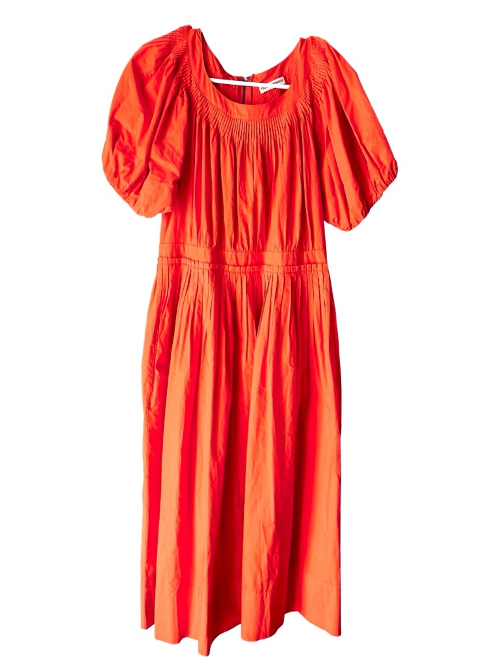 Ulla Johnson 100% Cotton Midi Dress with Full Shirt. Size 10.